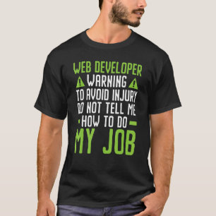 Camiseta Desenvolvedor Web Cara de TI Desenvolvimento de Si