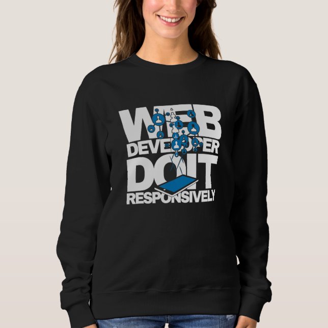 Camiseta Desenvolvedor Web Faça Responsivamente Programa de (Frente)
