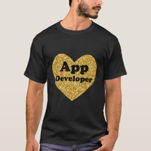 Camiseta Desenvolvedores De Aplicações Shirts Para Mulheres