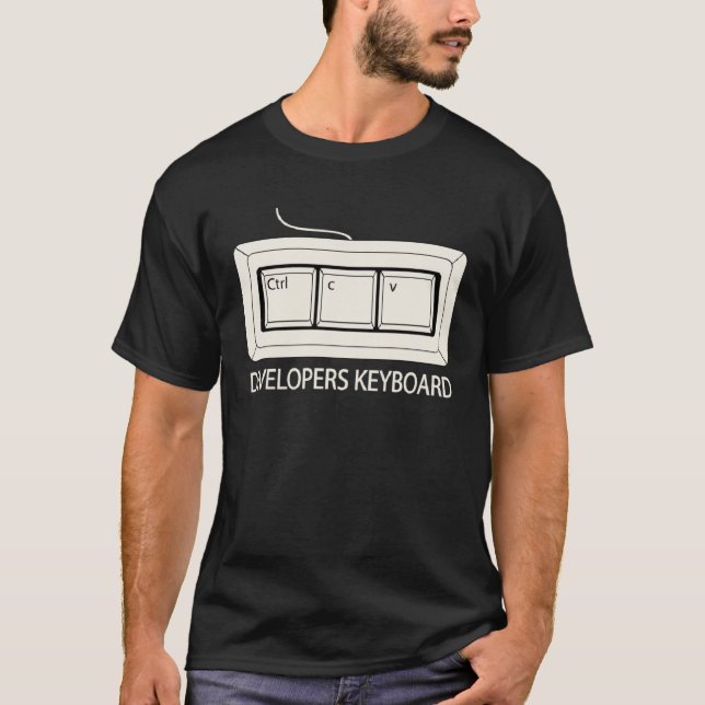 Camiseta Desenvolvedores Teclado Front-End Desenvolvedor We (Frente)