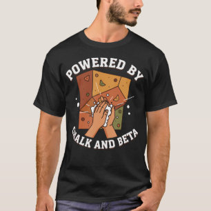 Camiseta Desenvolvido por Chalk And Beta Rock Climbing