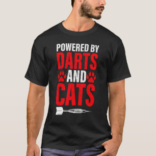 Camiseta Desenvolvido por Darts e Cats - Divertido Jogo de