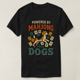 Camiseta Desenvolvido por Mahjong & Beagles: Pixel Art Dog 