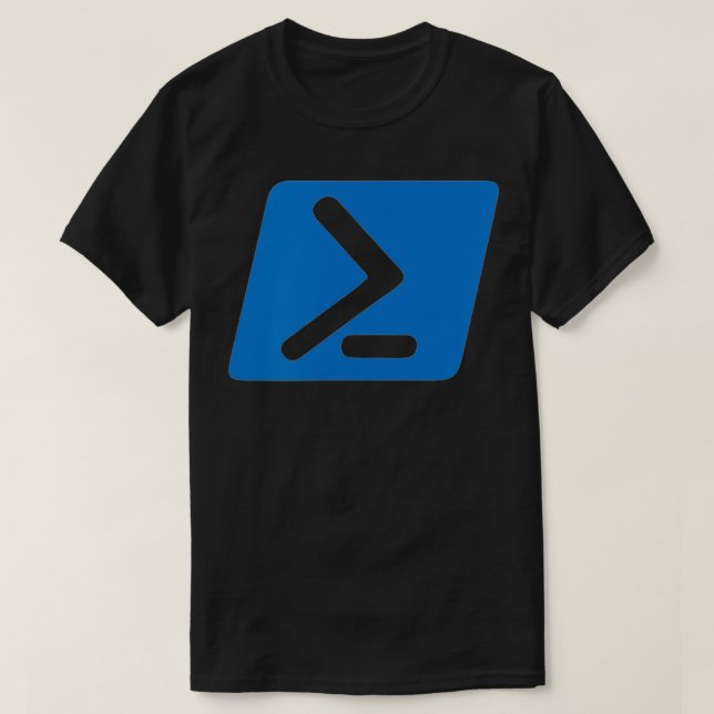 Camiseta Desenvolvimento de código do PowerShell  (Frente do Design)