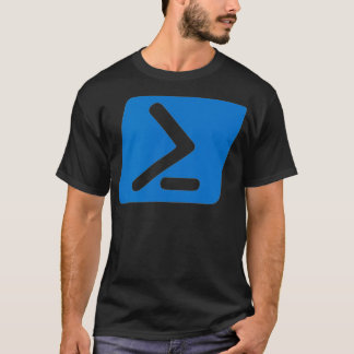Camiseta Desenvolvimento de código do PowerShell
