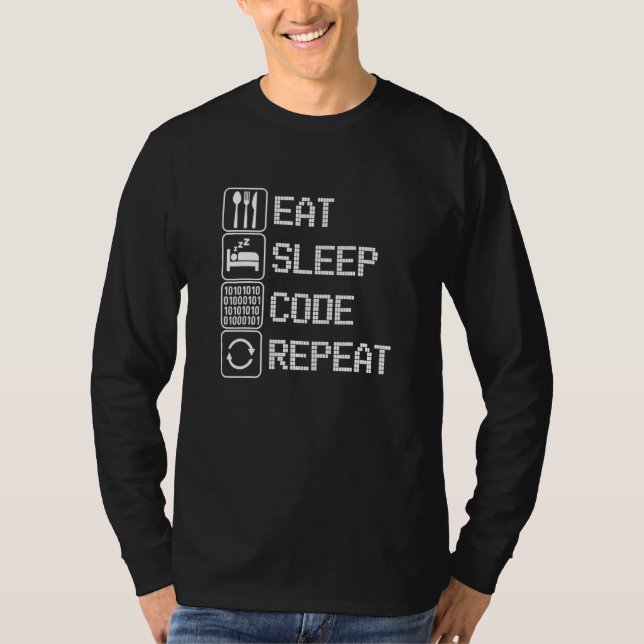 Camiseta Desenvolvimento De Software De Código Para Mulhere (Frente)