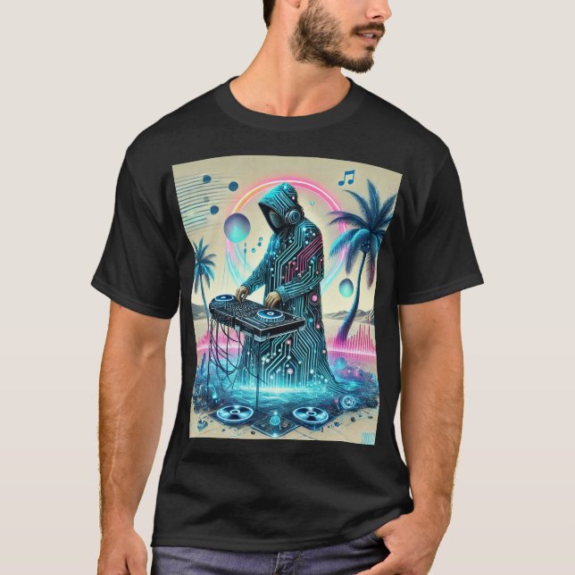 Camiseta Desert Beats: O DJ Nômade (Frente)