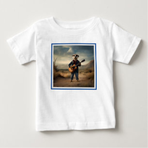 Camiseta Desert Blues: Uma Jam de Guitarra Denim de um Suri