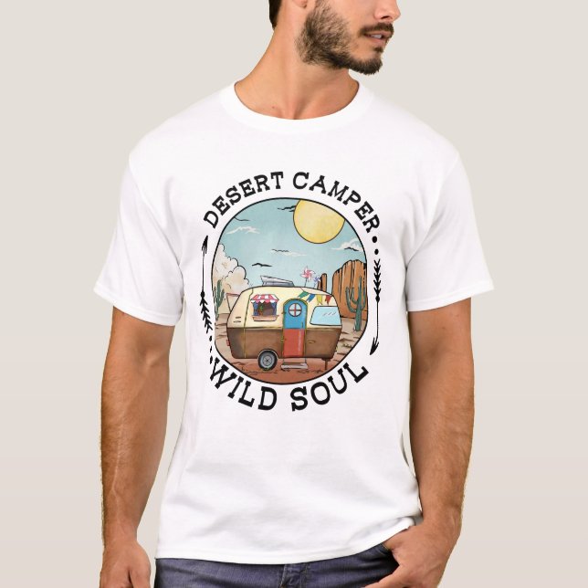 Camiseta Desert Camper Wild Soul (Frente)