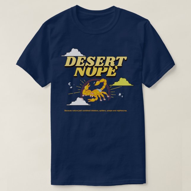 Camiseta Desert Nope (Frente do Design)
