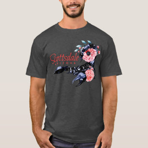 Camiseta Desert Scorpion Succulent Cactus Illustration Souv