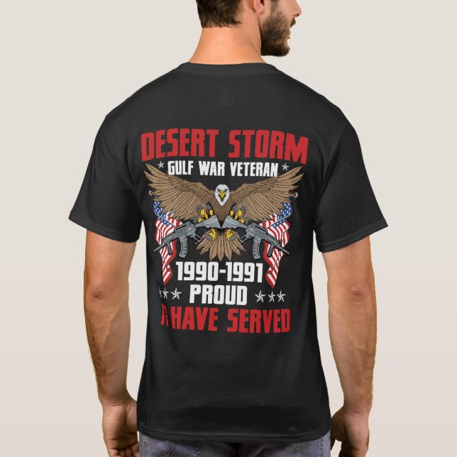 Camiseta Desert Storm Veteran (Verso)
