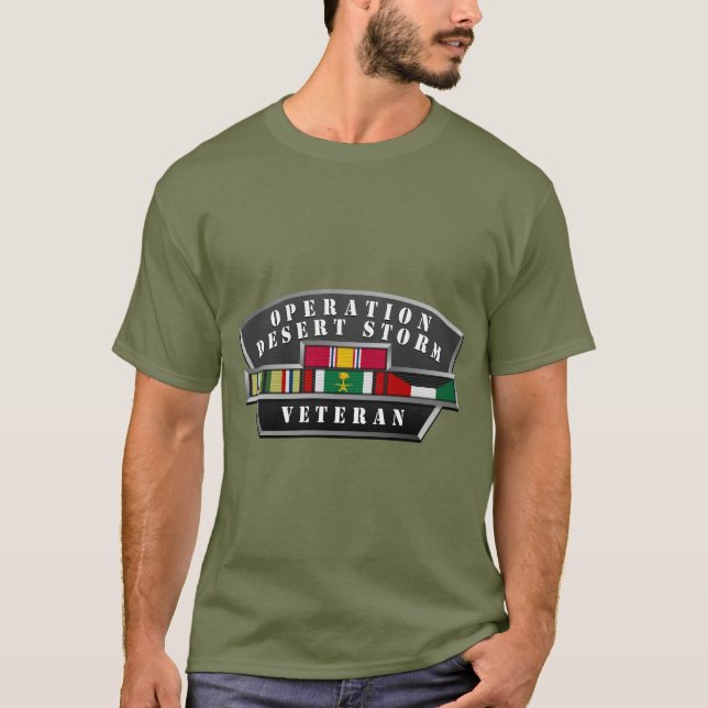 Camiseta Desert Storm Veteran (Frente)