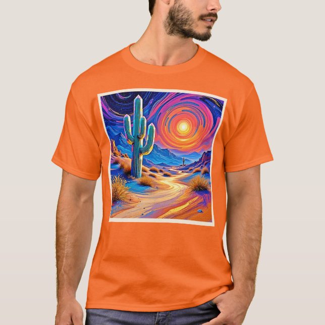 Camiseta Desert Sunset Glow (Frente)
