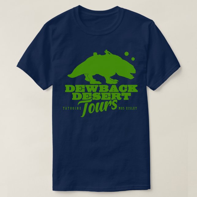 Camiseta Desert Tours Dewback (Frente do Design)