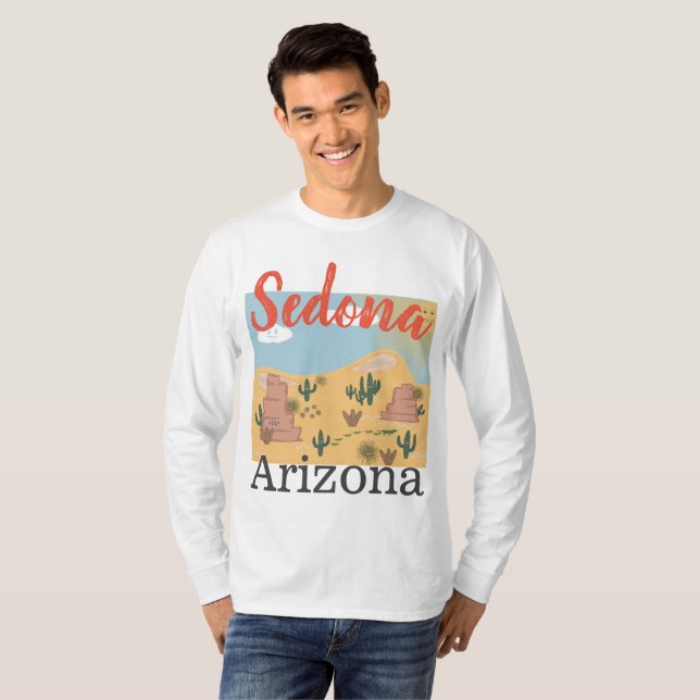 Camiseta Deserto da arizona de Sedona, camisola (Frente Completa)