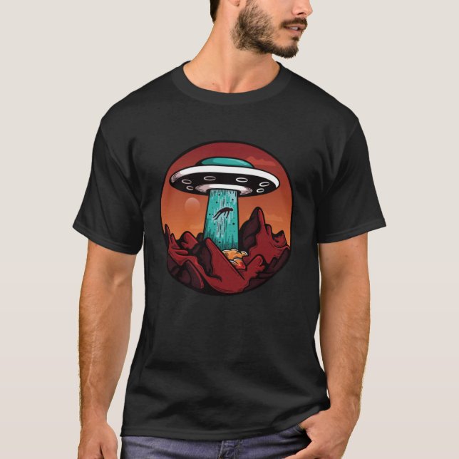 Camiseta Deserto De Abdução De alienígenas Me Leva Embora (Frente)