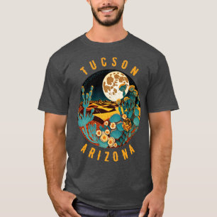 Camiseta Deserto De Arizona De Tucson Na Pintura Noturna1