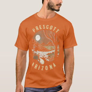 Camiseta Deserto De Arizona Prescotado Na Pintura Noturna2