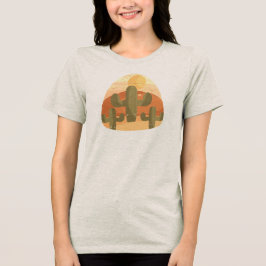 Camiseta Deserto de Cacto com Sol