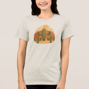 Camiseta Deserto de Cacto com Sol
