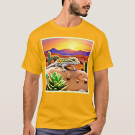 Camiseta Deserto De Gecko Em Destino
