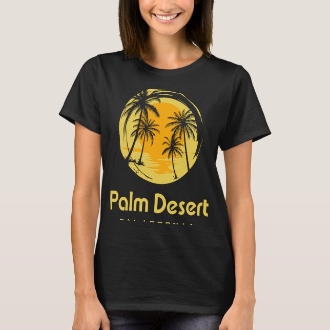 Camiseta Deserto de Palm da Califórnia (Frente)