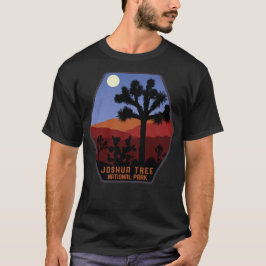 Camiseta Deserto do Parque Nacional do Retro Joshua Tree do