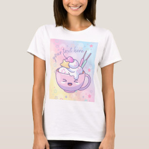 Camiseta deserto doce editável