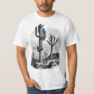 Camiseta Deserto Paisagem Cactus Vintage Ink art Drake
