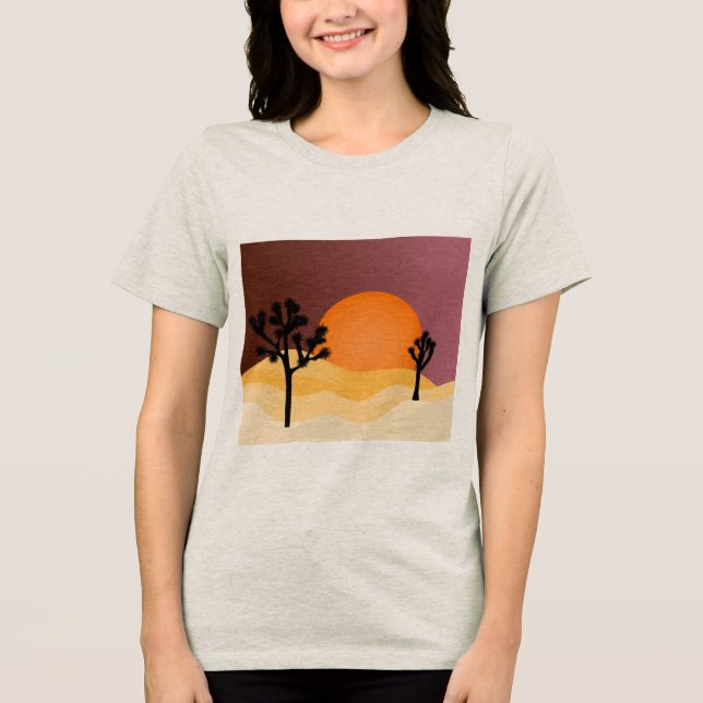 Camiseta Deserto Sonhando Em Cor (Frente)