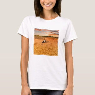 Camiseta Desertos Deserto com Crânio de Vaca