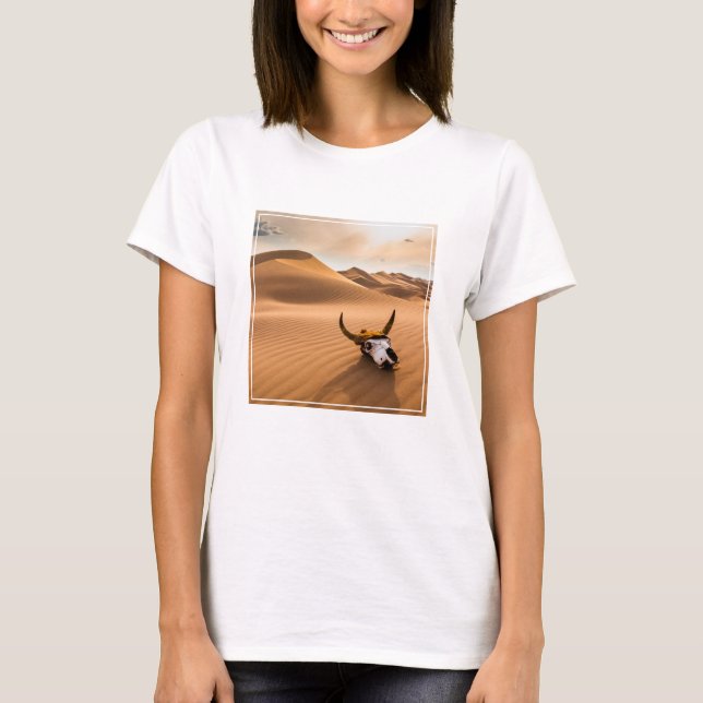 Camiseta Desertos | Dunas De Areia De Vaca (Frente)