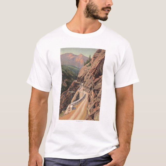Camiseta Desfiladeiro de Uncompahgre e milhão estradas de (Frente)