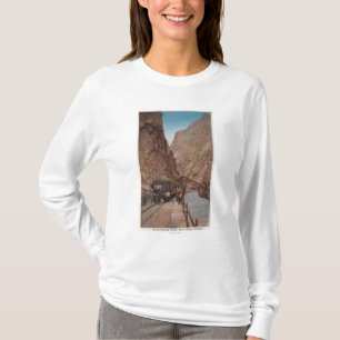 Camiseta Desfiladeiro real, CO - vista da ponte de