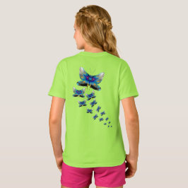 Camiseta Desfile de Borboletas - Cor em Movimento