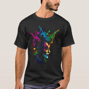 Camiseta Desfile de Carnaval Mardi Gras engraçado com festa