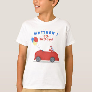 Camiseta Desfile de Carros de Aniversário com Distanciament