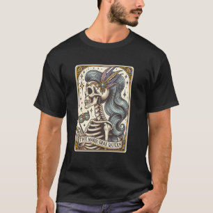 Camiseta Desfile de Mardi Gras Cartão de Tarot Bruxa Esquel