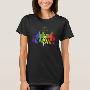 Camiseta Desfile de Orgulho Memphis Skyline Orgulho Memphis