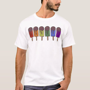 Camiseta Desfile de Picolé Arco-íris