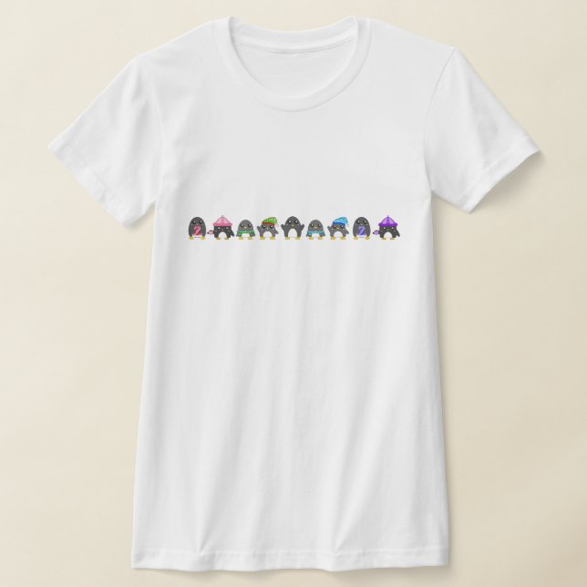 Camiseta Desfile de Pinguins (Postura )