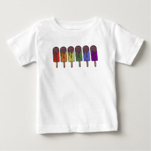 Camiseta Desfile de pirulito congelado arco-íris