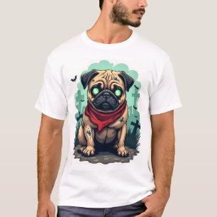 Camiseta Desfile de Pug Zumbi