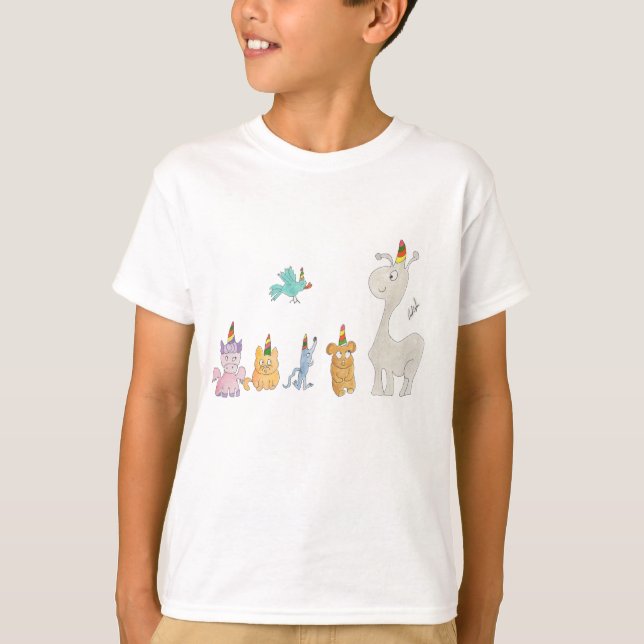 Camiseta Desfile de Unicórnios (Frente)