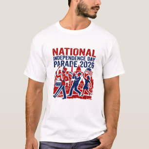 Camiseta Desfile do Dia Nacional da Independência em Washin