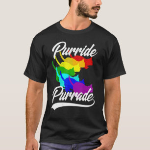 Camiseta Desfile do Orgulho Gato Purride Purrade Essentia