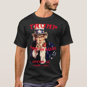 Camiseta Desfile do Perp Trump 2023 Terça-feira Tio Sam