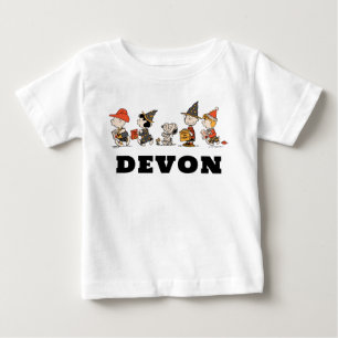 Camiseta Desfile Feliz Halloween do Grupo Amendoim