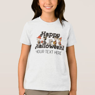 Camiseta Desfile Feliz Halloween do Grupo Amendoim